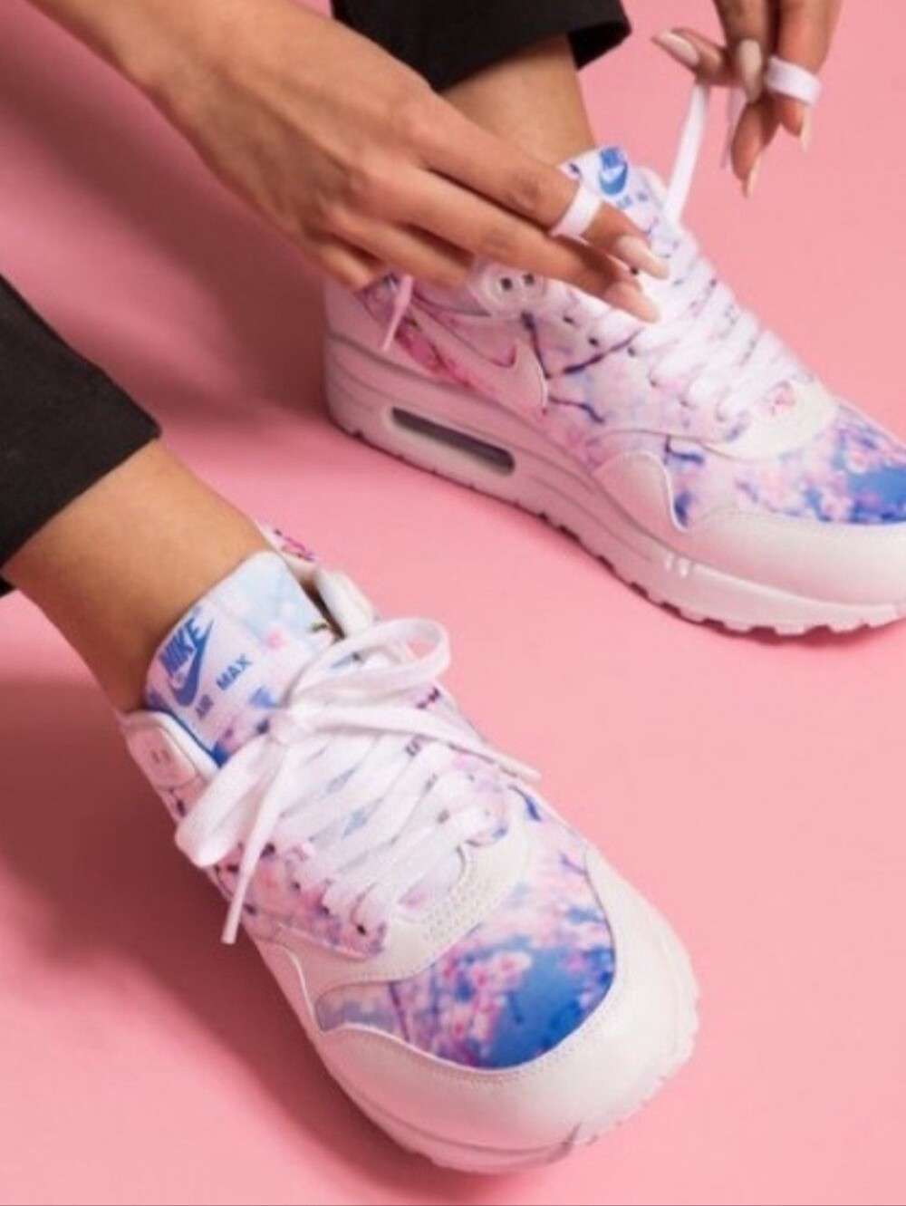 Nike Air Max 1 Print Cherry Blossom Floral Premium Women's Sz 9